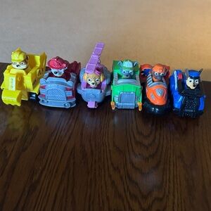 Paw Patrol Mini Vehicle Set - Yellow, Gray, Pink, Green, Orange, Black
